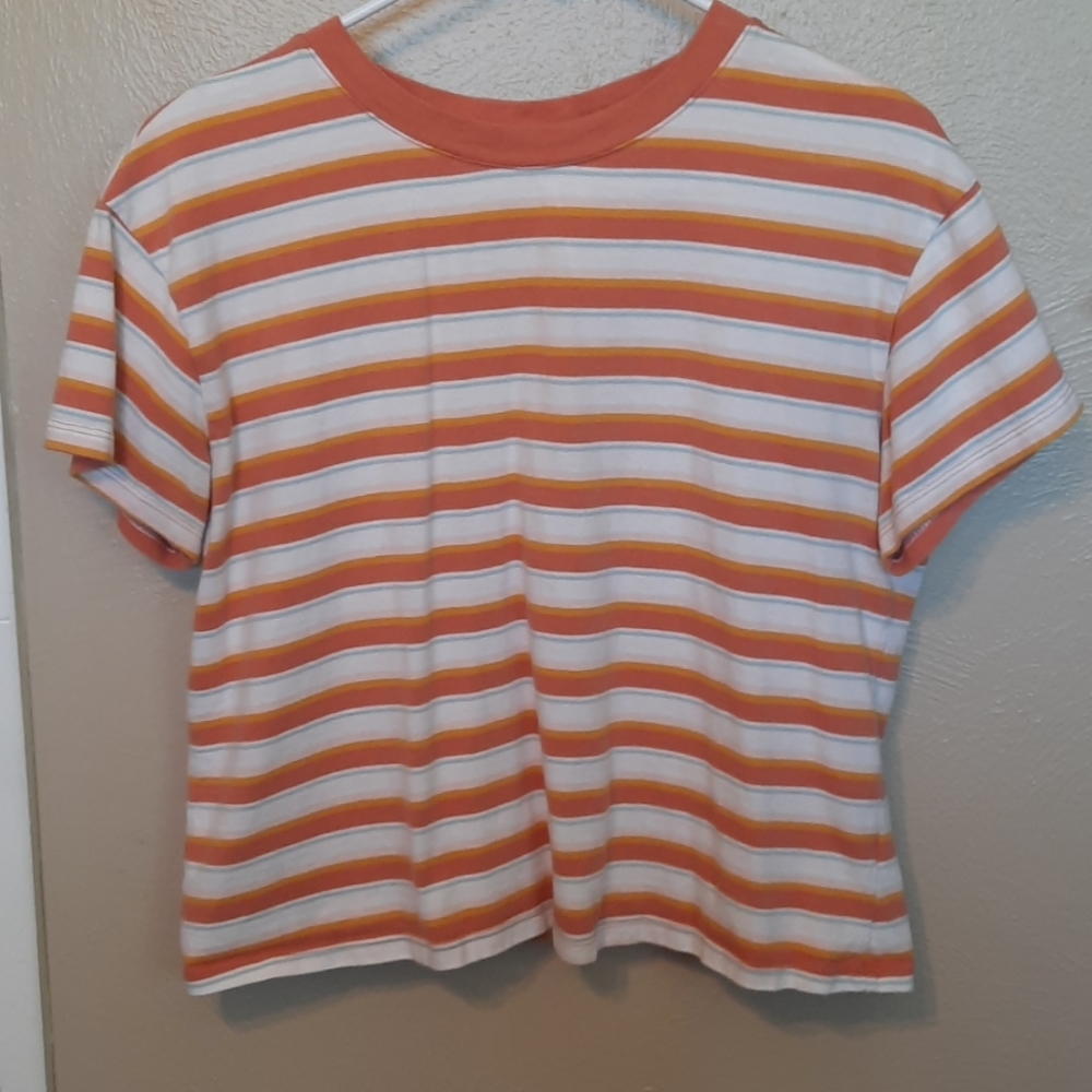 ANA medium cropped stripped t-shirt